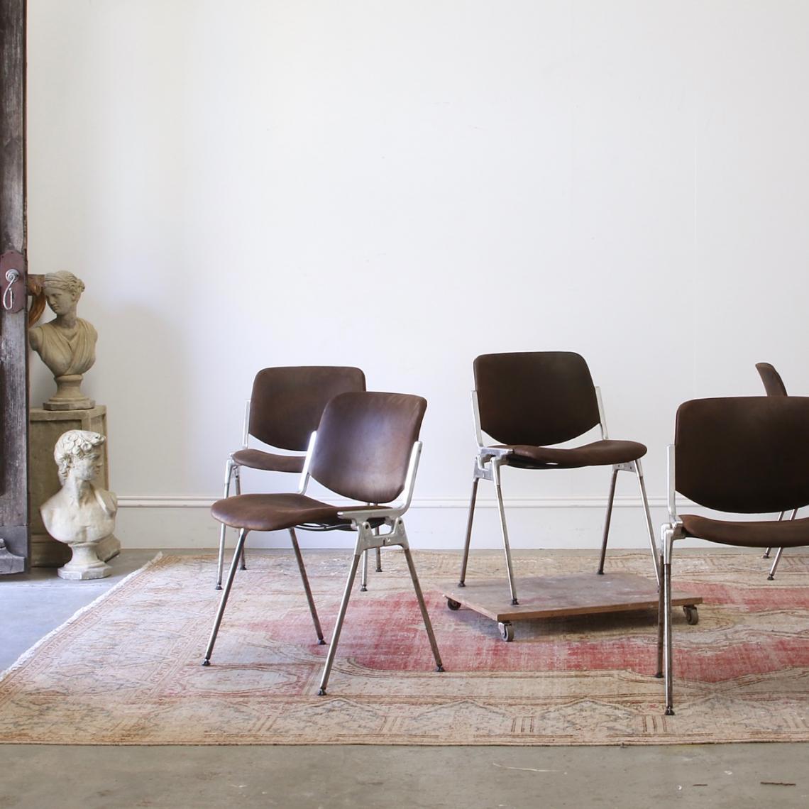 118-6 - Castelli Chairs // Molasses leather
